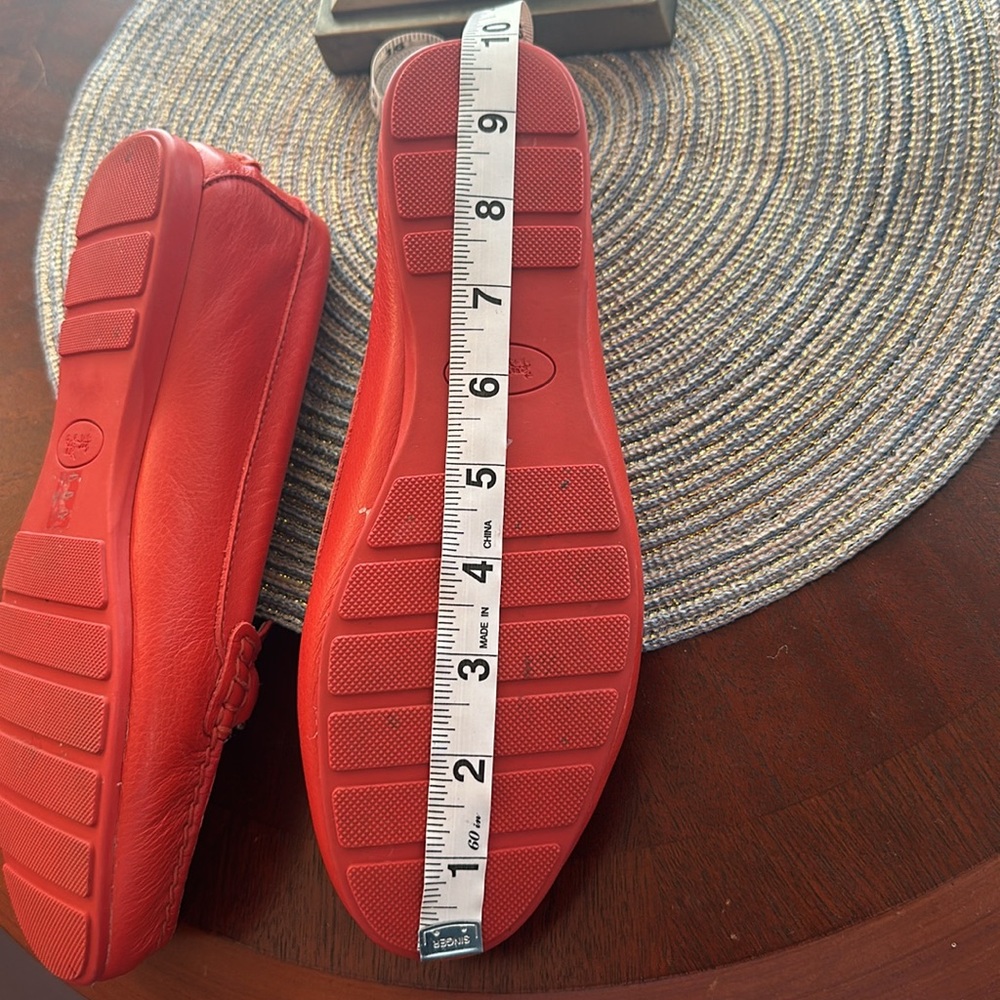 Orange Coach Loafers 7.5 - Picture 13 of 16
